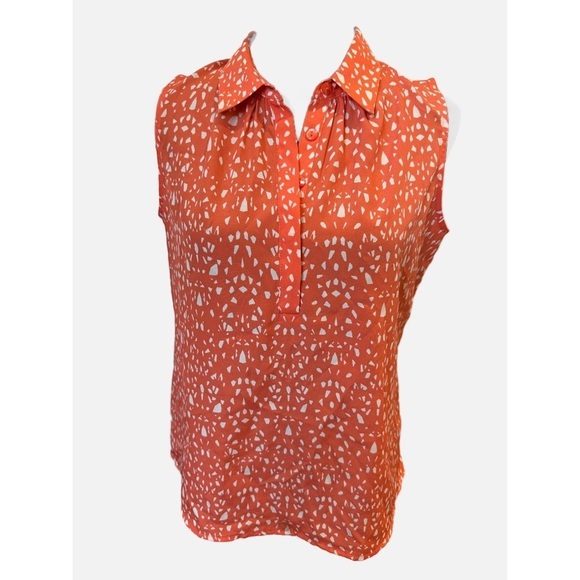 Loft orange printed tank size MP - Picture 4 of 4